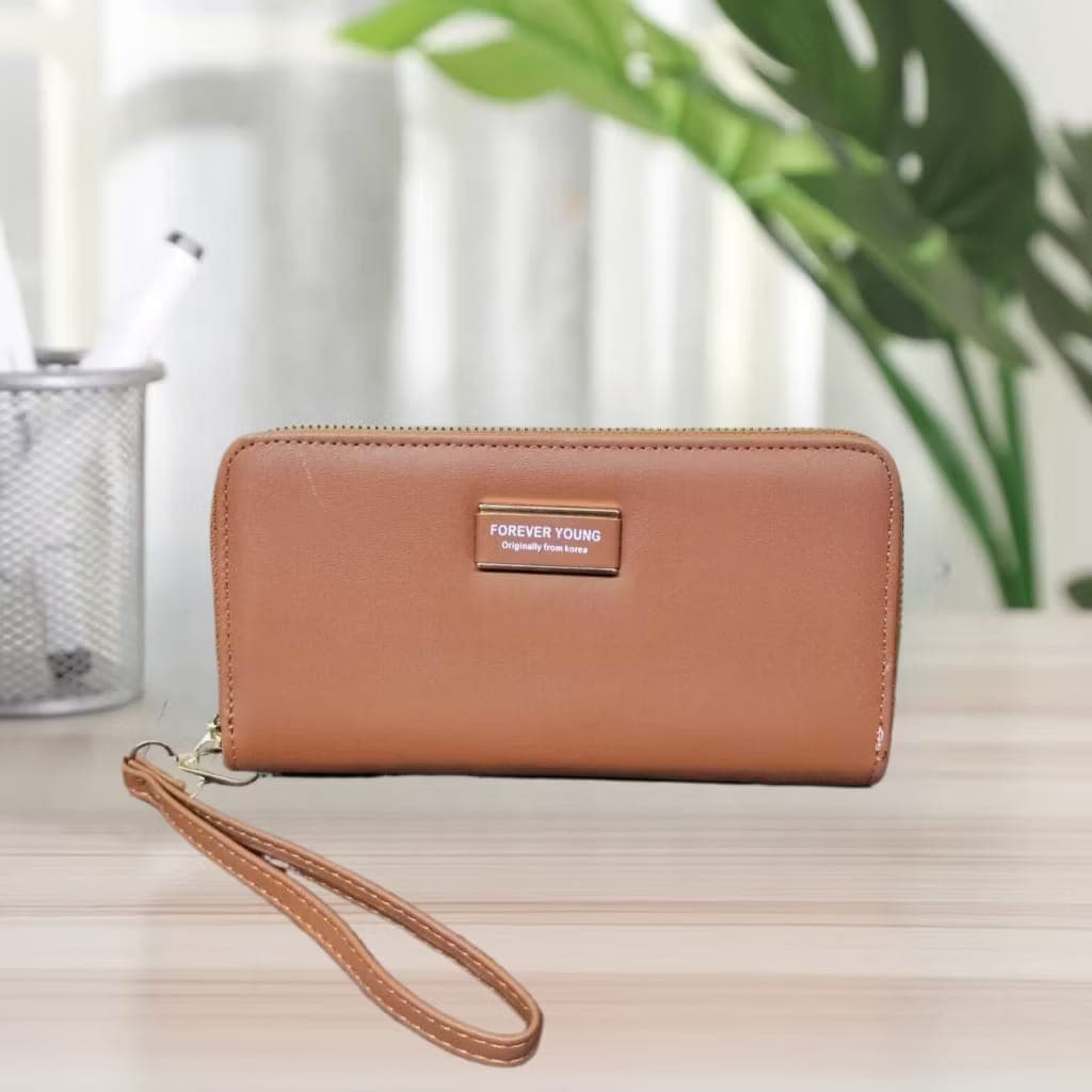Carteira Feminina Grande Com Zíper Segurança E Organização