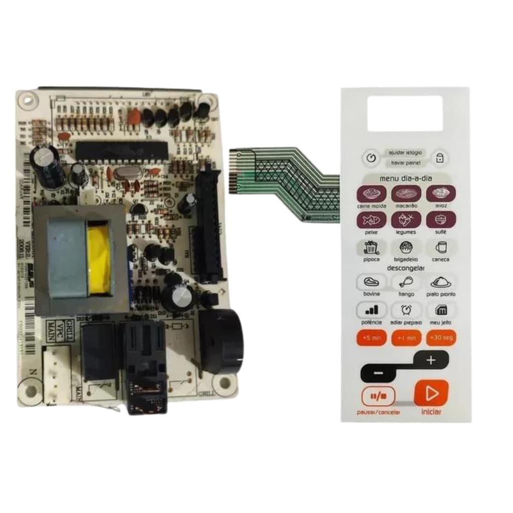 Placa Display + Membrana Do Microondas Brastemp Bms45 127V