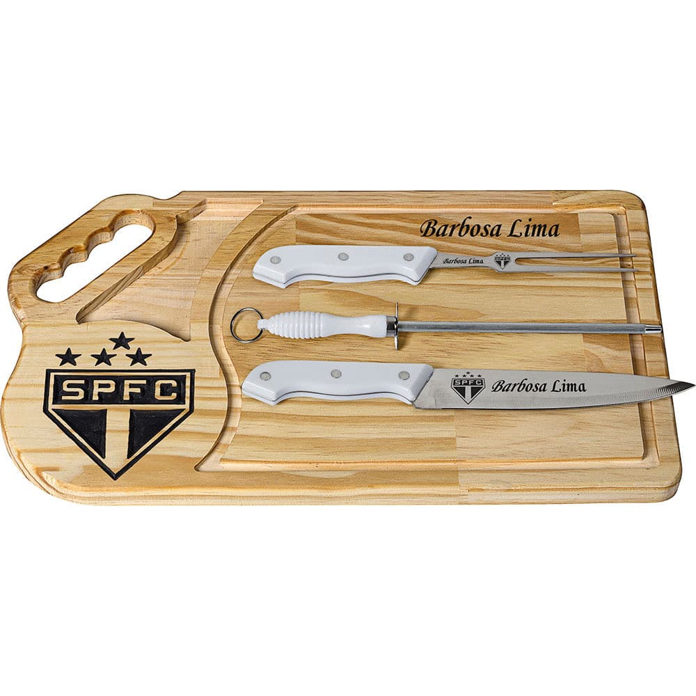 Tabua de Carne em Madeira Personalizada para Churrasco