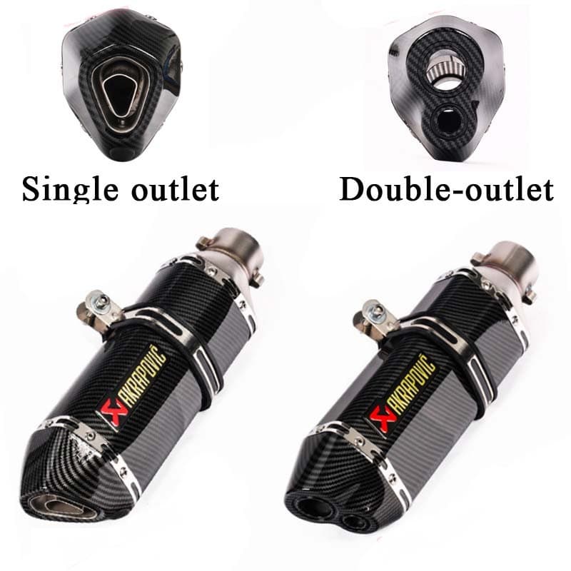 Silenciadores De Escapamento Universais Id , 51MM/2 " , Modificação Do Sistema De Escape Motor Com Adaptador De Weilding 38-1.5 -