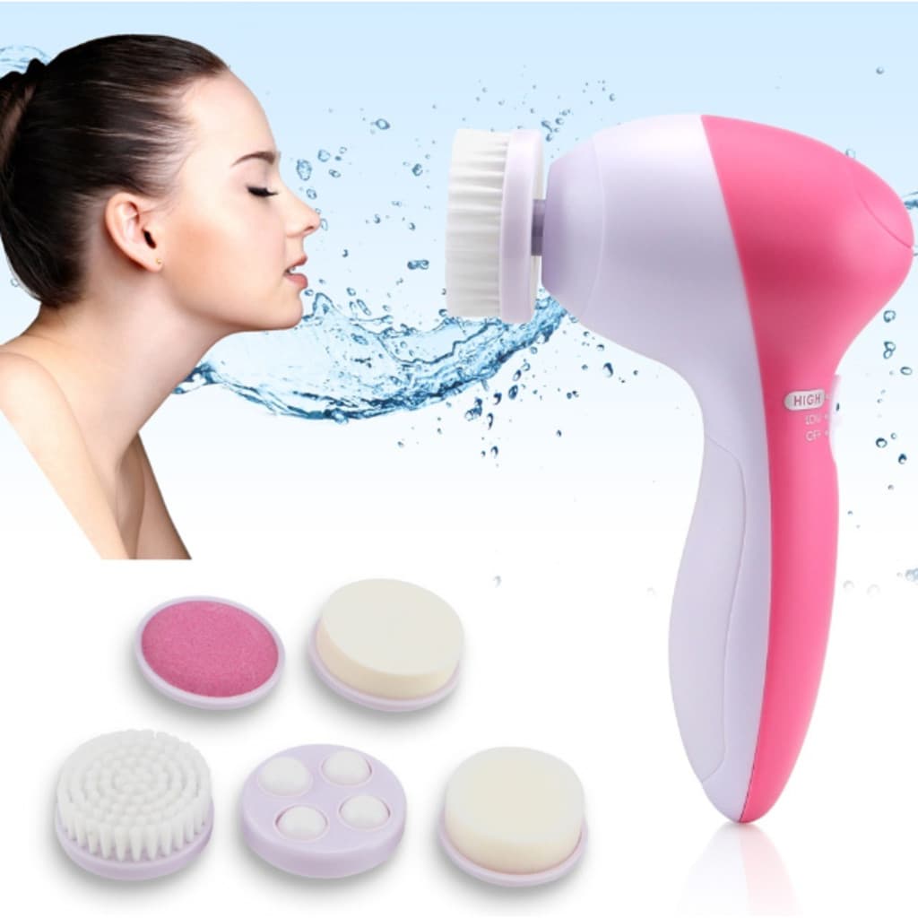 GUI ANA Escova Facial Elétrica Esfoliante Massageadora 5/1 Portátil PRONTA ENTREGA