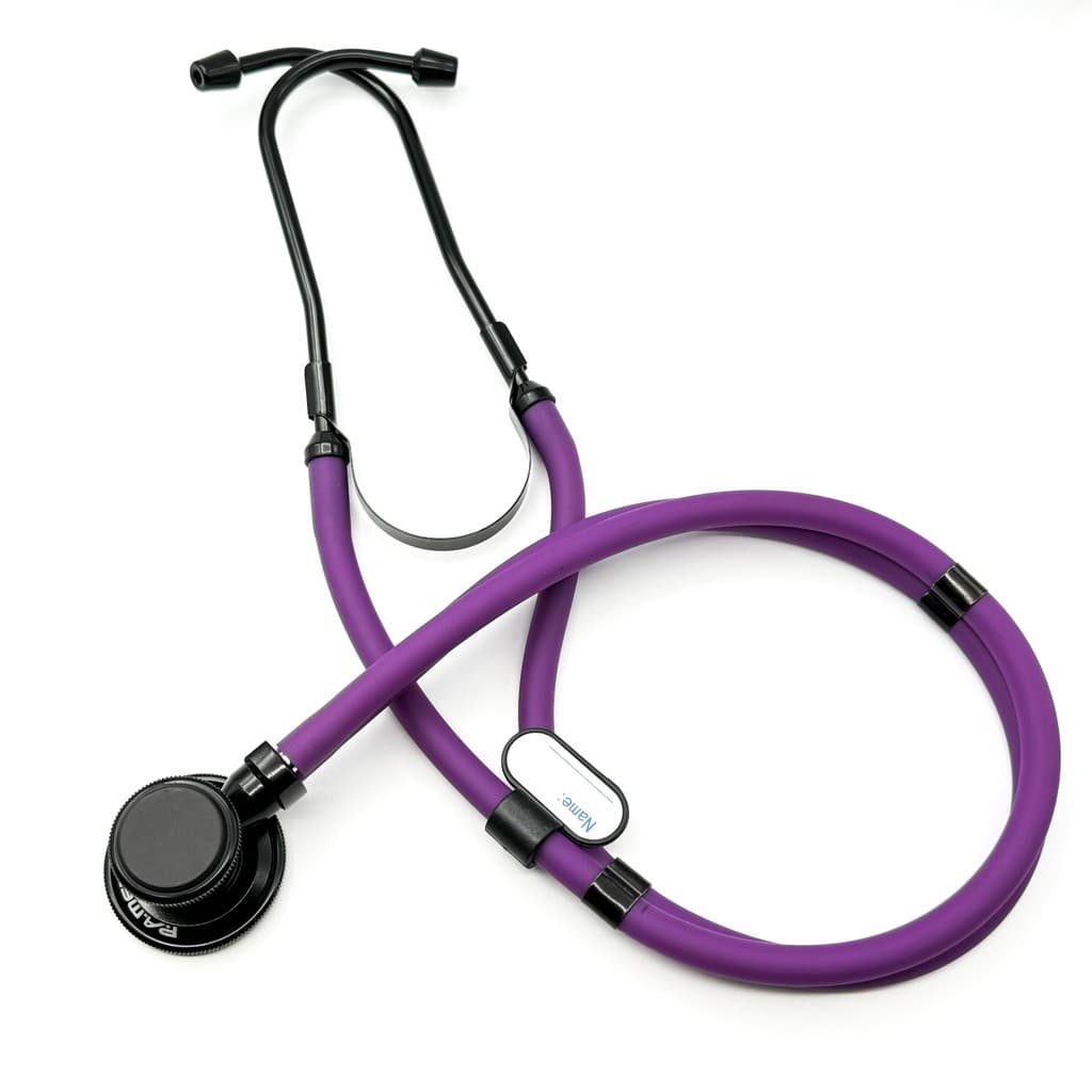 Estetoscópio Linha Black PA MED Rappaport Roxo Black Edition - Edição Limitada