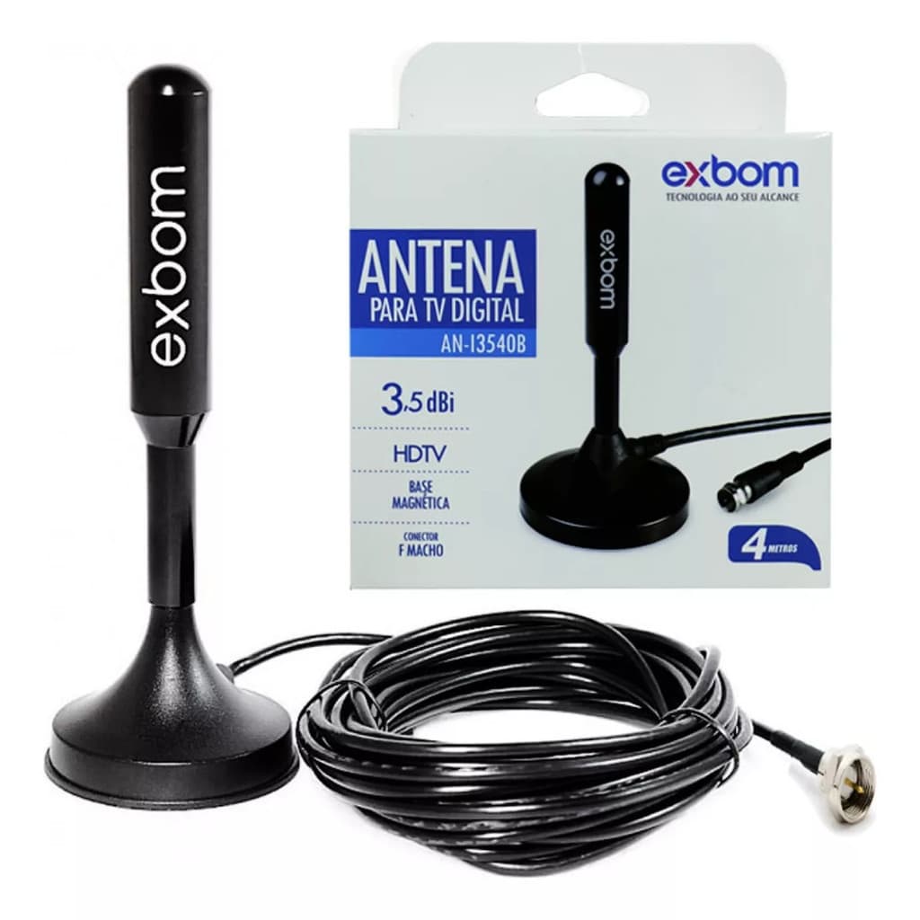 ANTENA DIGITAL HDTV / UHF / VHF INTERNA E EXTERNA