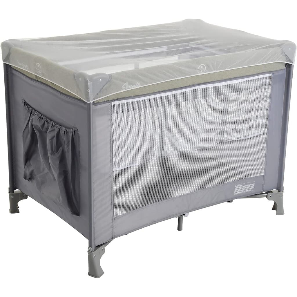 Berço Portátil Sonata Gray - Burigotto