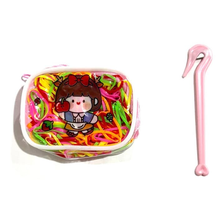 Kit Removedor de Elásticos +Elásticos Para Cabelo