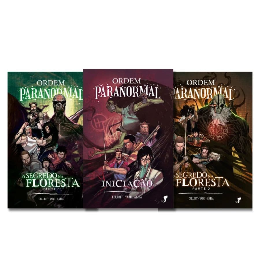 Kit Ordem paranormal HQ 1 a 3 (CAPA DURA)