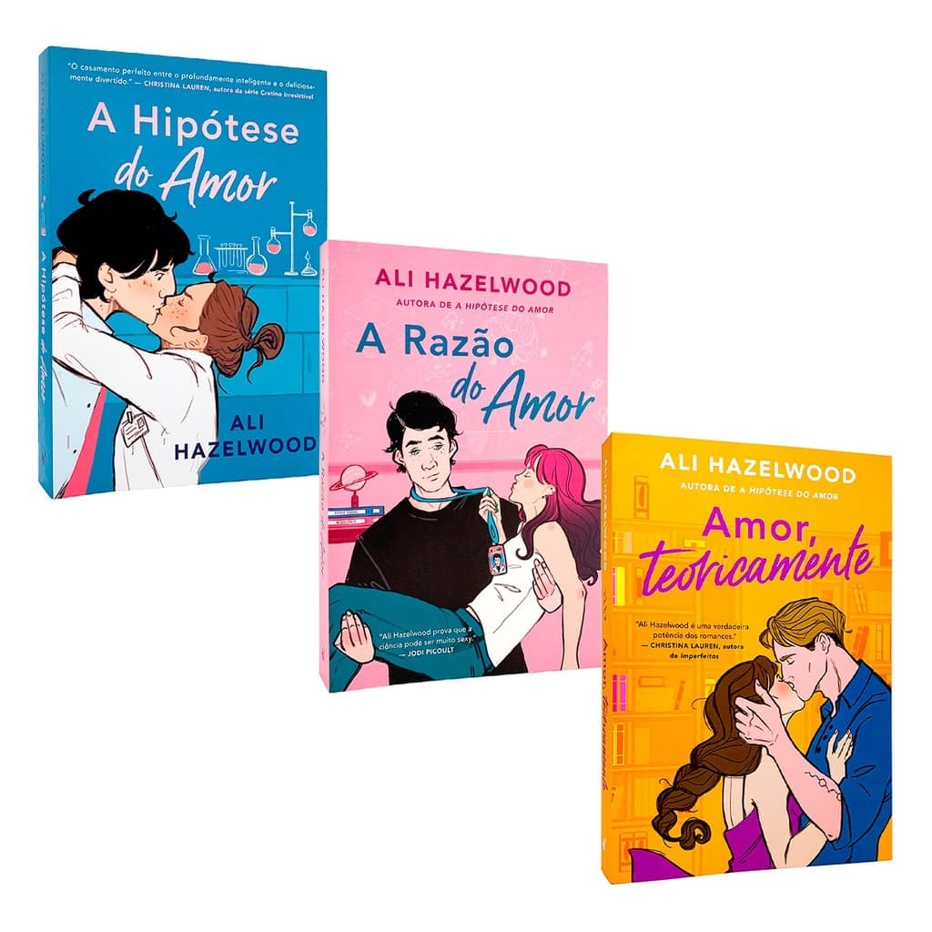 A Hipótese do Amor + A Razão do Amor + Amor, Teoricamente - 3 Livros