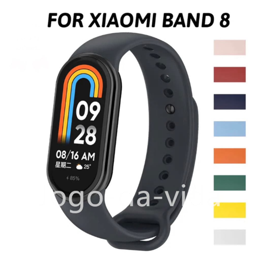 Novo Pulseira de Silicone Para Smartwatch Xiaomi Mi Band 8/9 Relógio MiBand Sport DK store