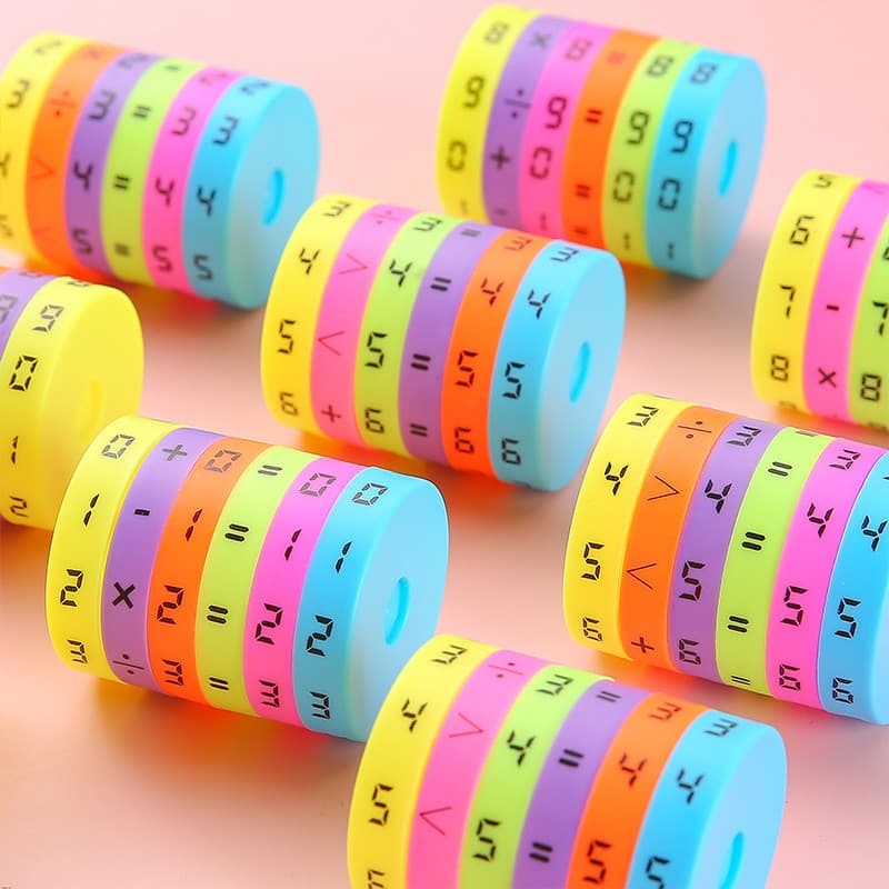 Número rotativo cubo de rubik pequenos brinquedos presentes do jardim de infância aritmética educação precoce
