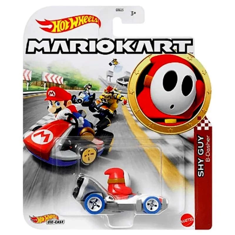 Mario Kart Shy Guy Standart Kart 1:64 Hot Wheels