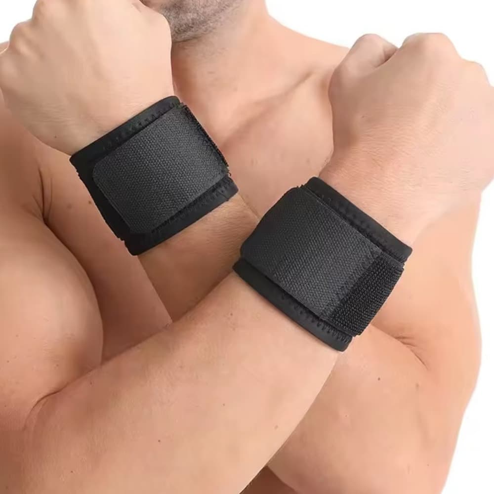 Munhequeira de Neoprene Ajustável Proteção e Suporte para Pulso e Punho