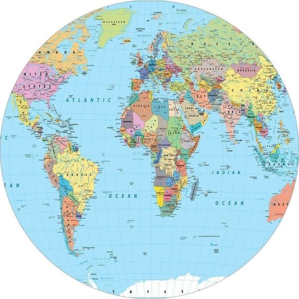 Mini Painel Redondo 50x50 Capas Decoração Festa Globo Mapa Mundo Viagens

