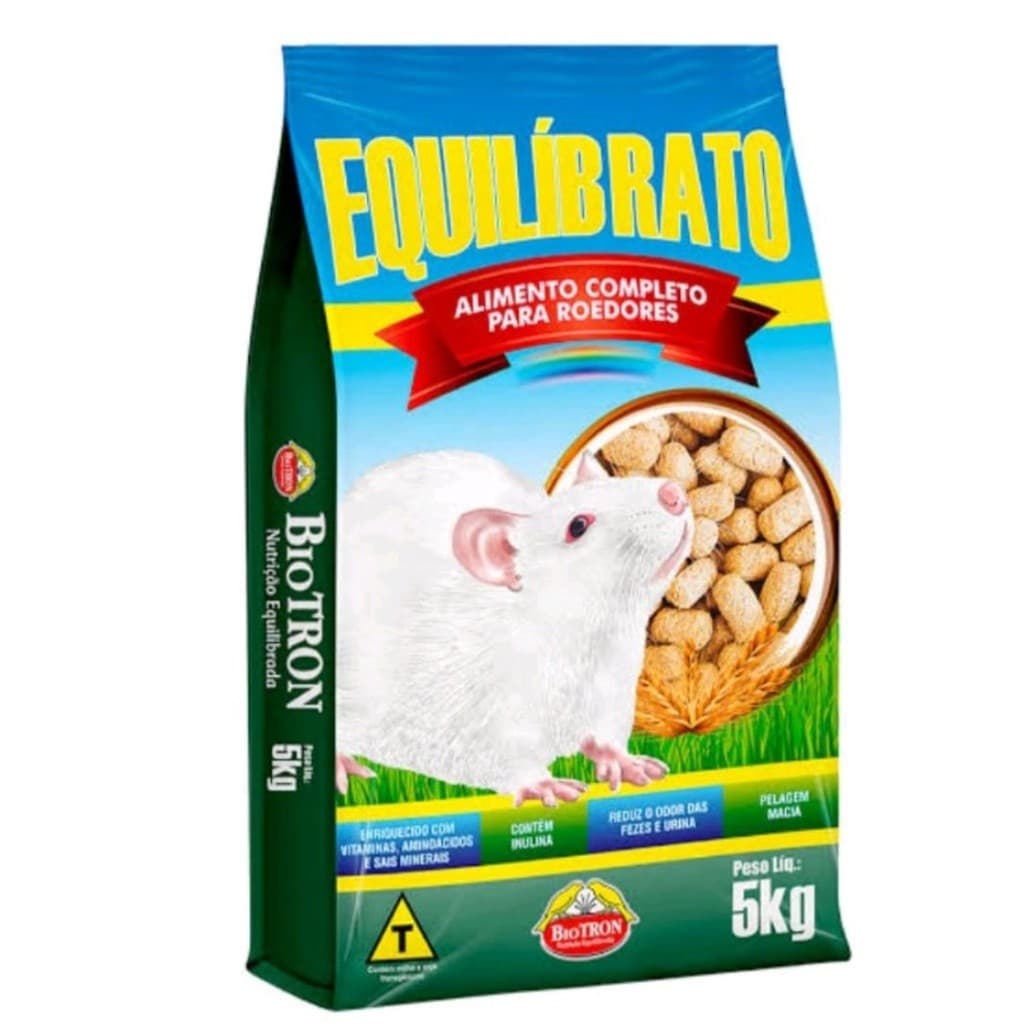 Alimento completo para roedores - Equilíbrato - 5kg
