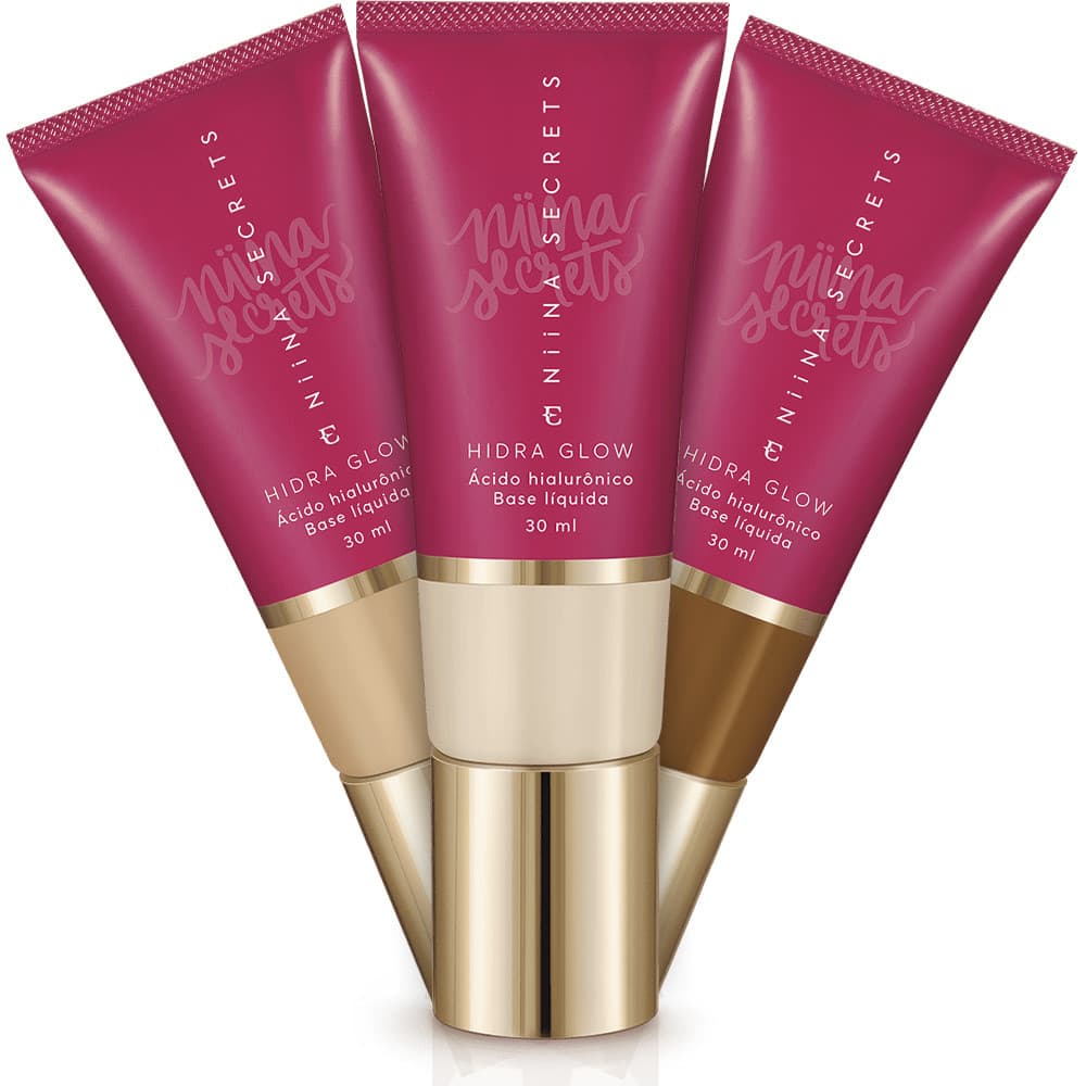 Base Líquida Niina Secrets Hidra Glow 30ml Eudora -  [100% ORIGINAL EUDORA]