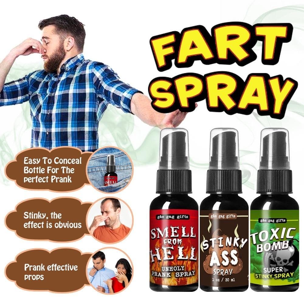 30ml Novidade Piada Peido Spray Líquido Extra Forte Fedorento Gás Não Tóxico Realmente Cheira "Bad Brinquedos Engraçados