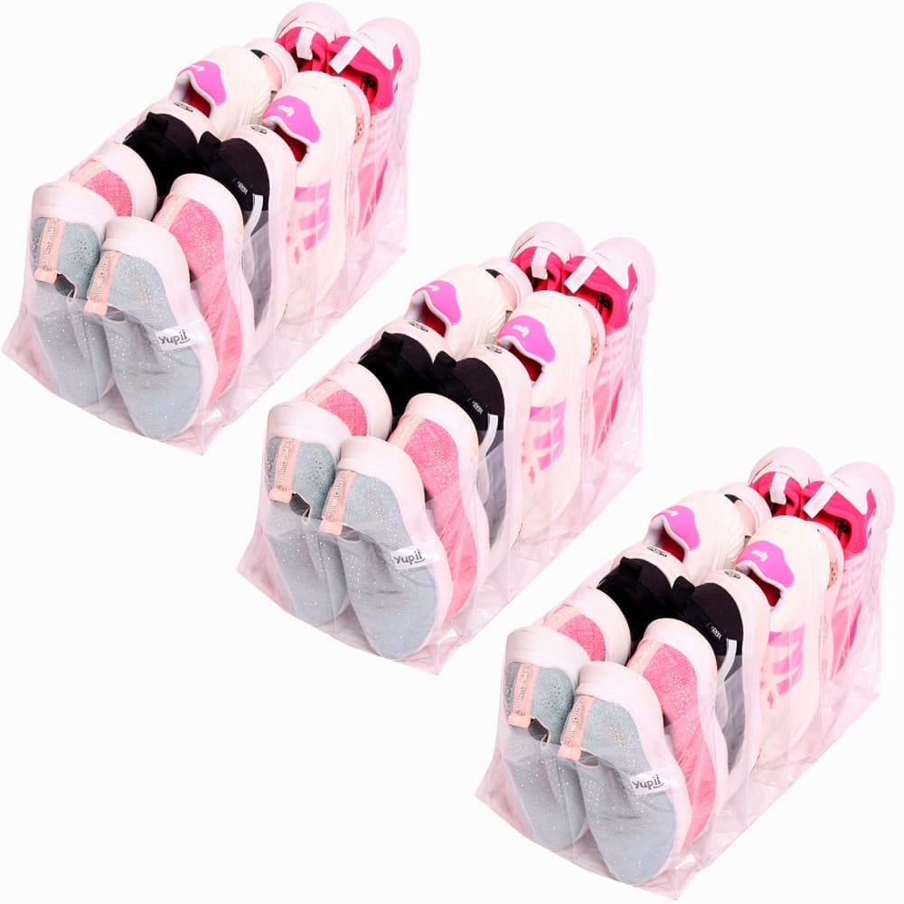 3 Organizador Colmeia Para Sapatos Infantil 6 Nichos Yupii