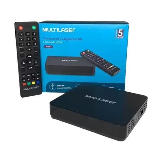 Conversor e gravador Digital HD1080p para TV Com Entrada E saida HDMI ou RCA AV NEW