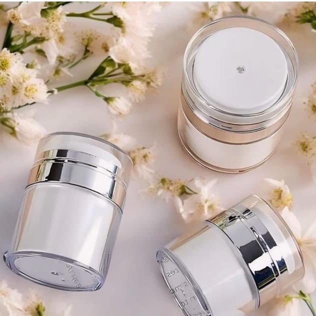 Kit 1/2/3 Frasco 15ML/30ML De Creme Gel Acrílico Pump Vazio Pressao Válvula Pote Unha Airless Zyoou