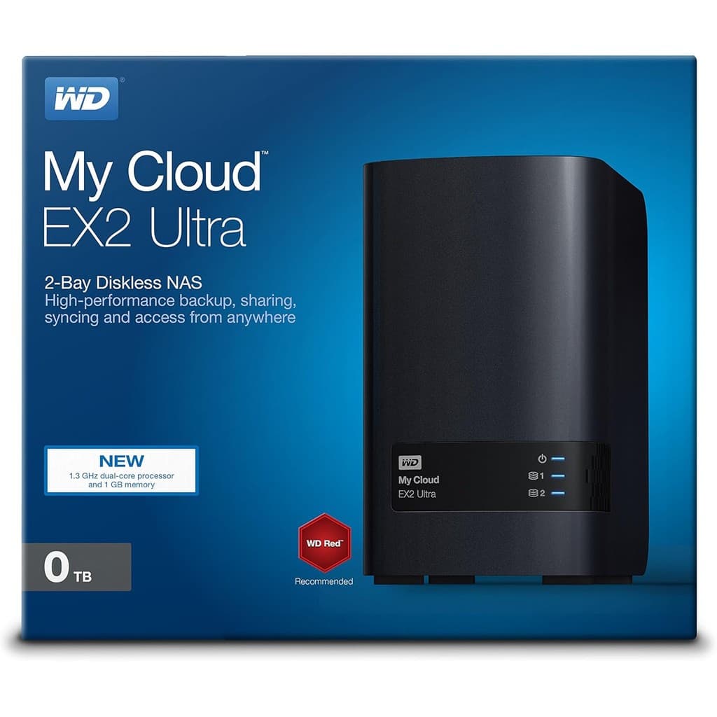 STORAGE NAS 2 BAIAS WESTERN DIGITAL MY CLOUD EX2 ULTRA