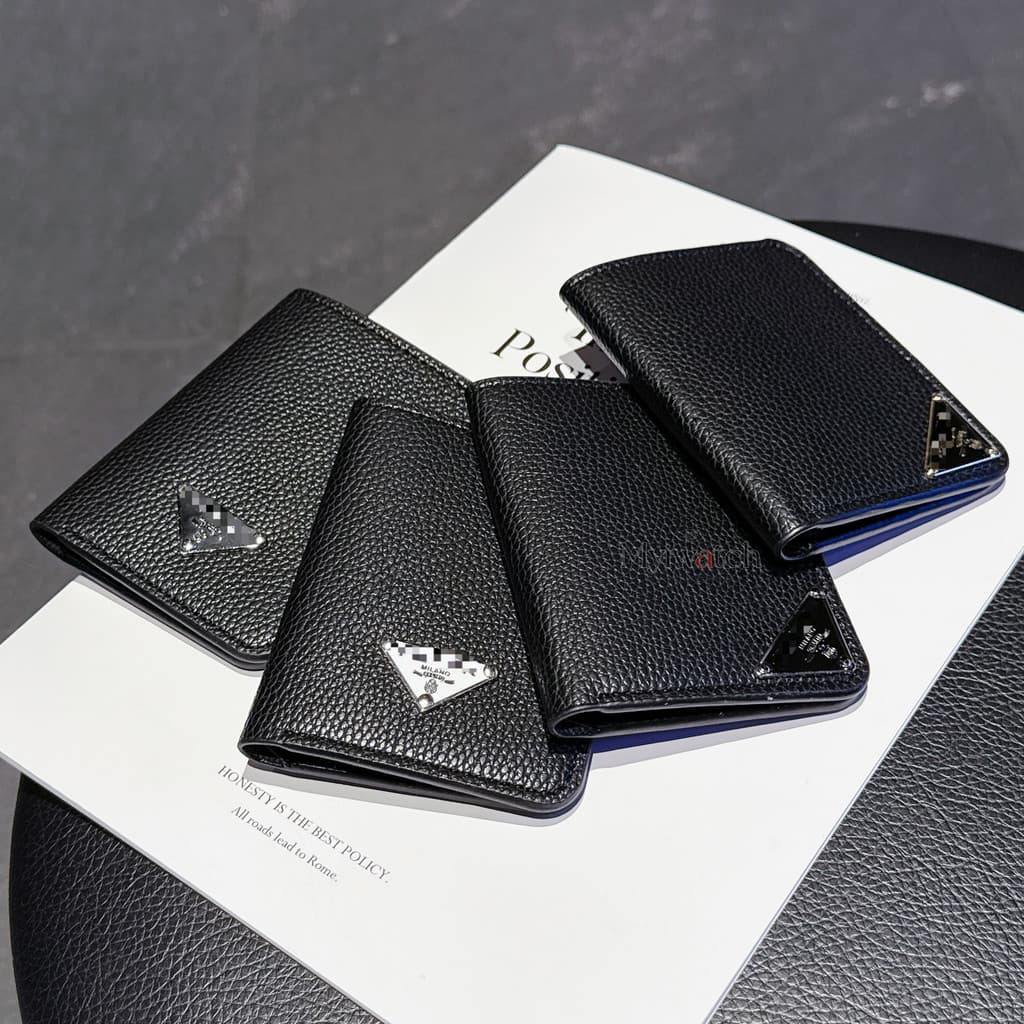 Pacote Padrão De Lichia Simples Saco De Cartão De Couro Moda Metal Tag Armazenamento Zíper ID Banco Carteira Casal Prese