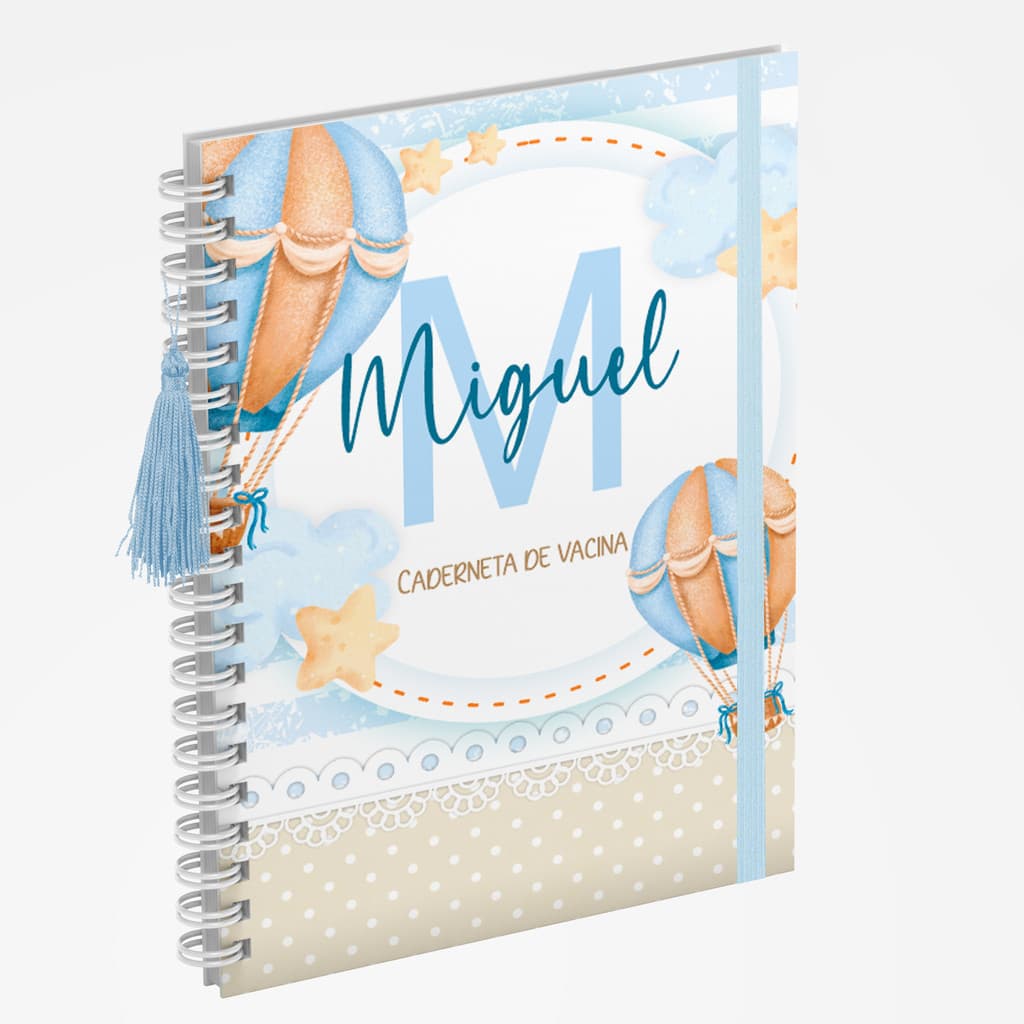 Caderneta de Vacina Vários Modelos Masculina Completa Alfabeto 10 Doctor Print