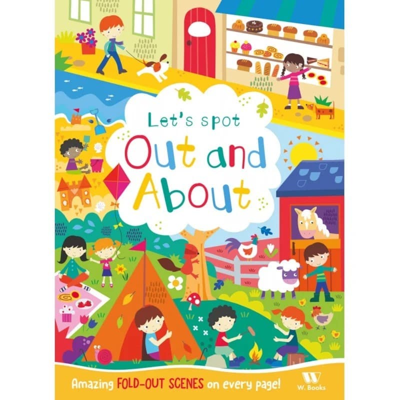 Livro Procure e Encontre Out and About - em inglês - W. Books