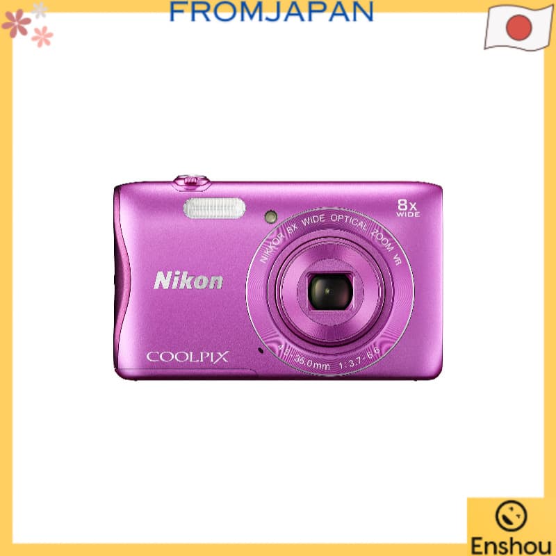 [USED]Do Japão [Usado] Câmera digital Nikon COOLPIX S3700 rosa , zoom óptico de 8x , 20.05 megapixels , S3700PK