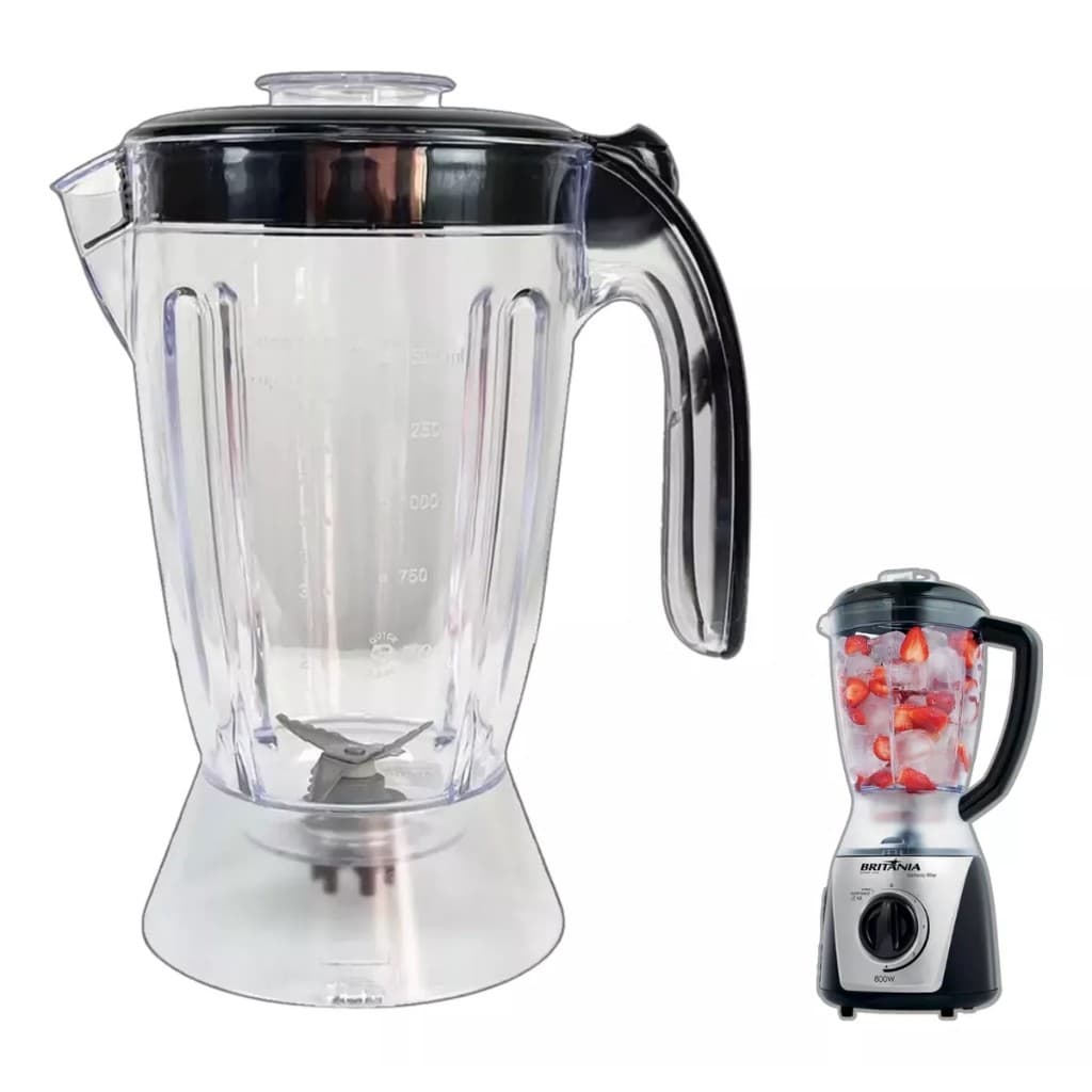 Copo Serve P/ Liquidificador Britânia Eletronic Filter 600/700/800w