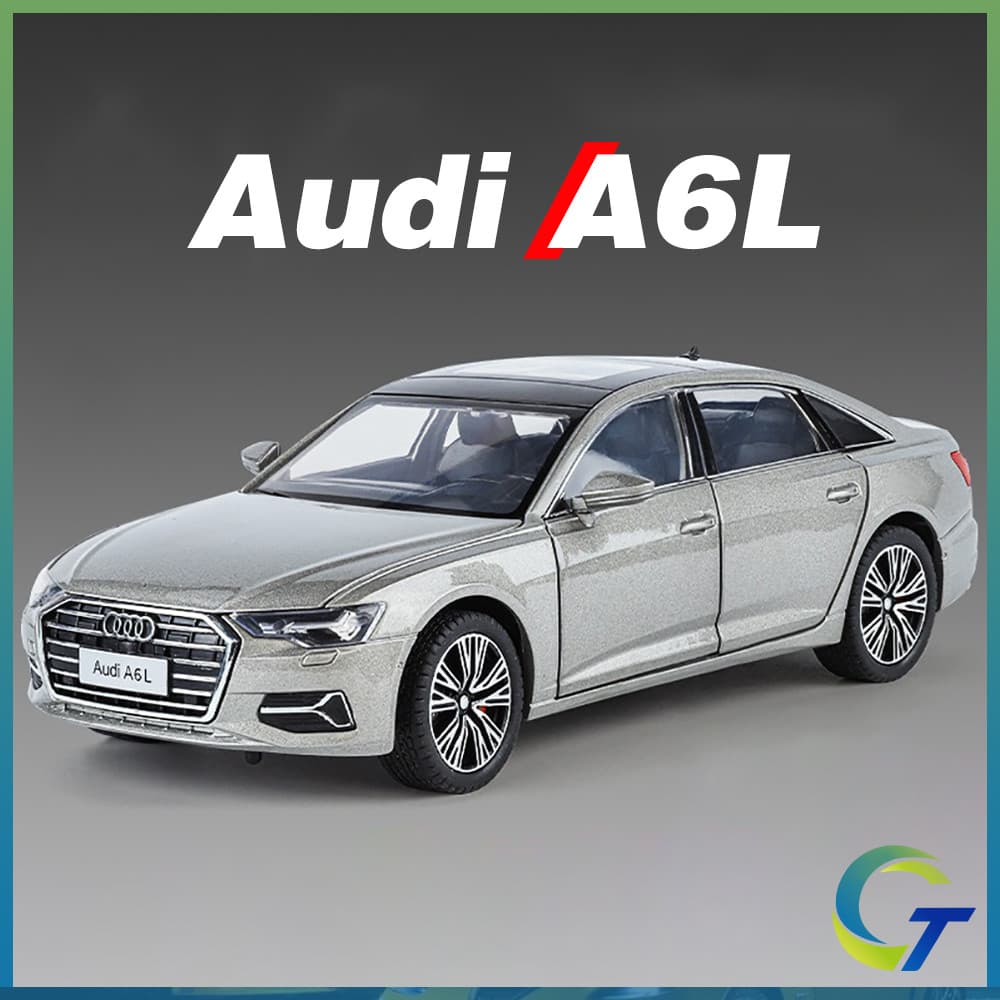 1 : 24 Audi A6 Diecast Toys Modelo De Carro Carros Liga Coleção De Brinquedos Presente Para Meninos E Crianças