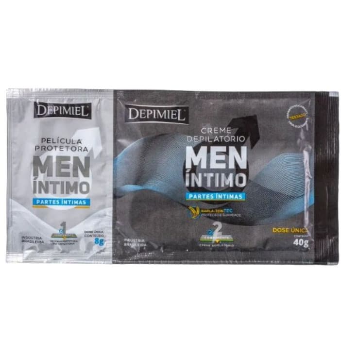 Creme depilatório Men ÍNTIMO SACHÊ 48g DEPIMIEL