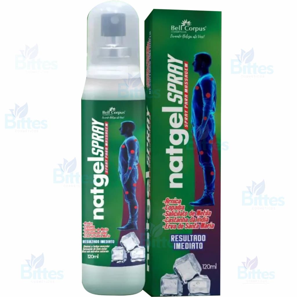 Spray Natgell Bell Corpus Cosméticos Para Massagem Corporal