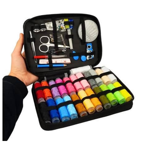 Conjunto De Bolsa De Costura Portátil-Kit De Ferramentas DIY Para Casa Viagens , Emergências E Uso Profissional