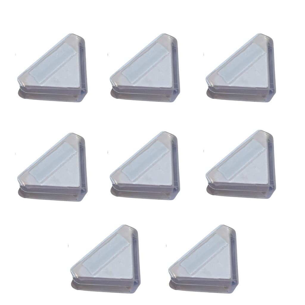 8X Protetor de Quina Canto Cantoneira Silicone Bebê Criança Segurança Móvel Anti Impacto