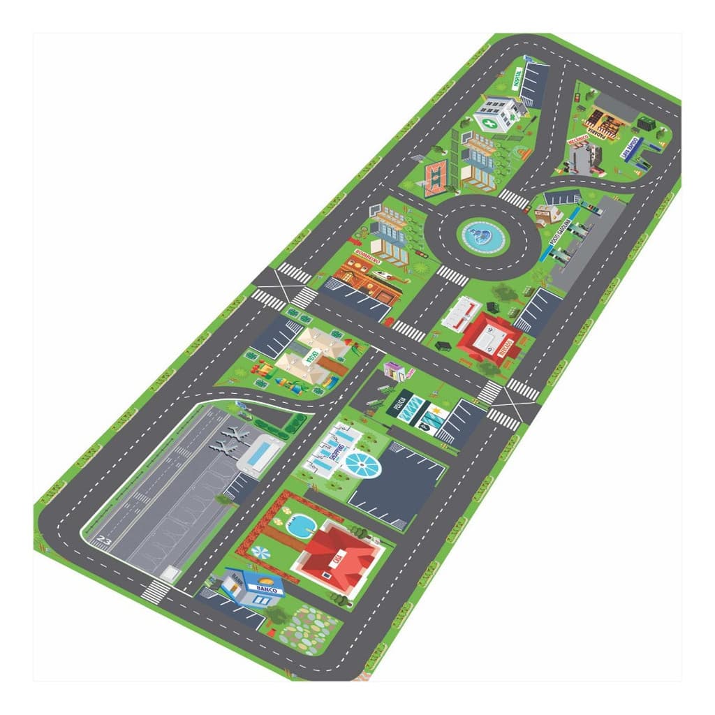 NOVO Pista Carrinho Grande Aeroporto Avião Criança 2m X 60cm, lona para miniatura hotwheels, hot wheels