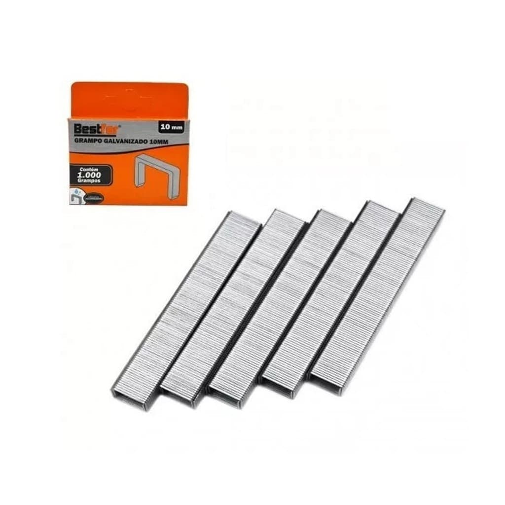 Grampos Do Bom 10mm Tipo 53 Grampeador Tapeceiro 1000 Peças B2