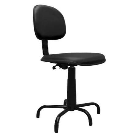 Cadeira Costureira Universal Nr17 - TECIDO PRETO