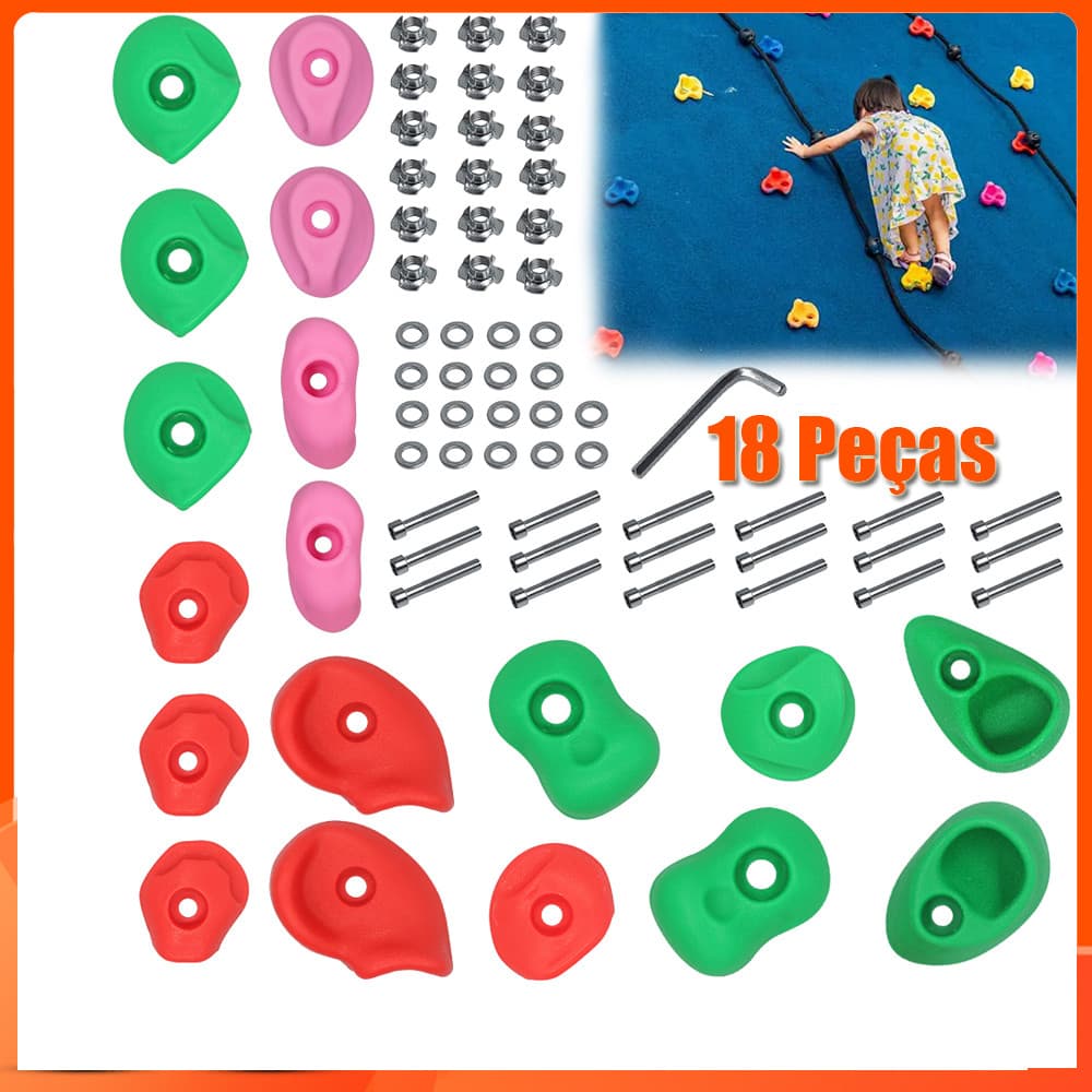 Aperto de escalada para crianças/adultos, adequado para sala de treinamento/parede de escalada