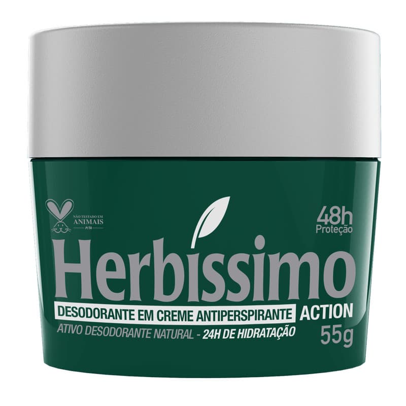 Desdorante em Creme Herbíssimo Action 55g