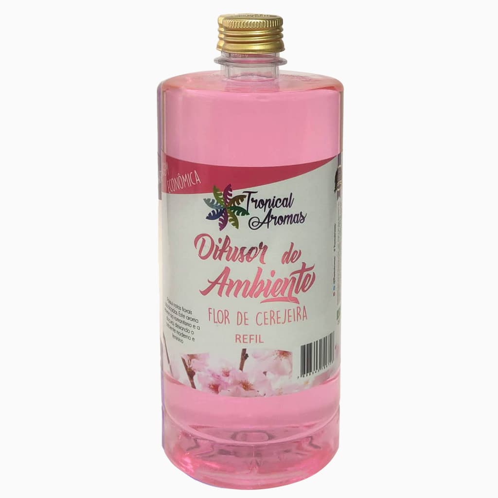 Refil Difusor de Ambiente Flor de Cerejeira 1L Tropical Aromas