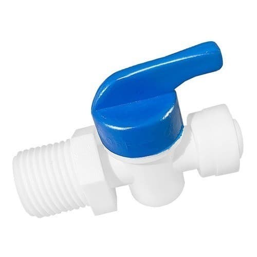 Registro Plastico Para Mangueira 1/4 Rosca 1/2 P/ Filtro