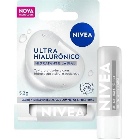 NIVEA HIDRATANTE LABIAL ULTRA HYALURONICO  5,2G LANCAMENTO
