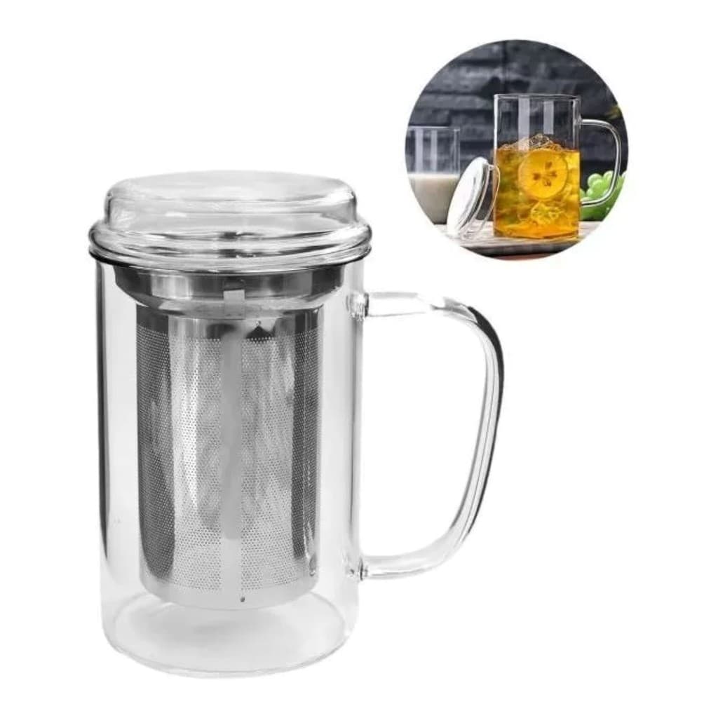 Chaleira com infusor e tampa 500 ml