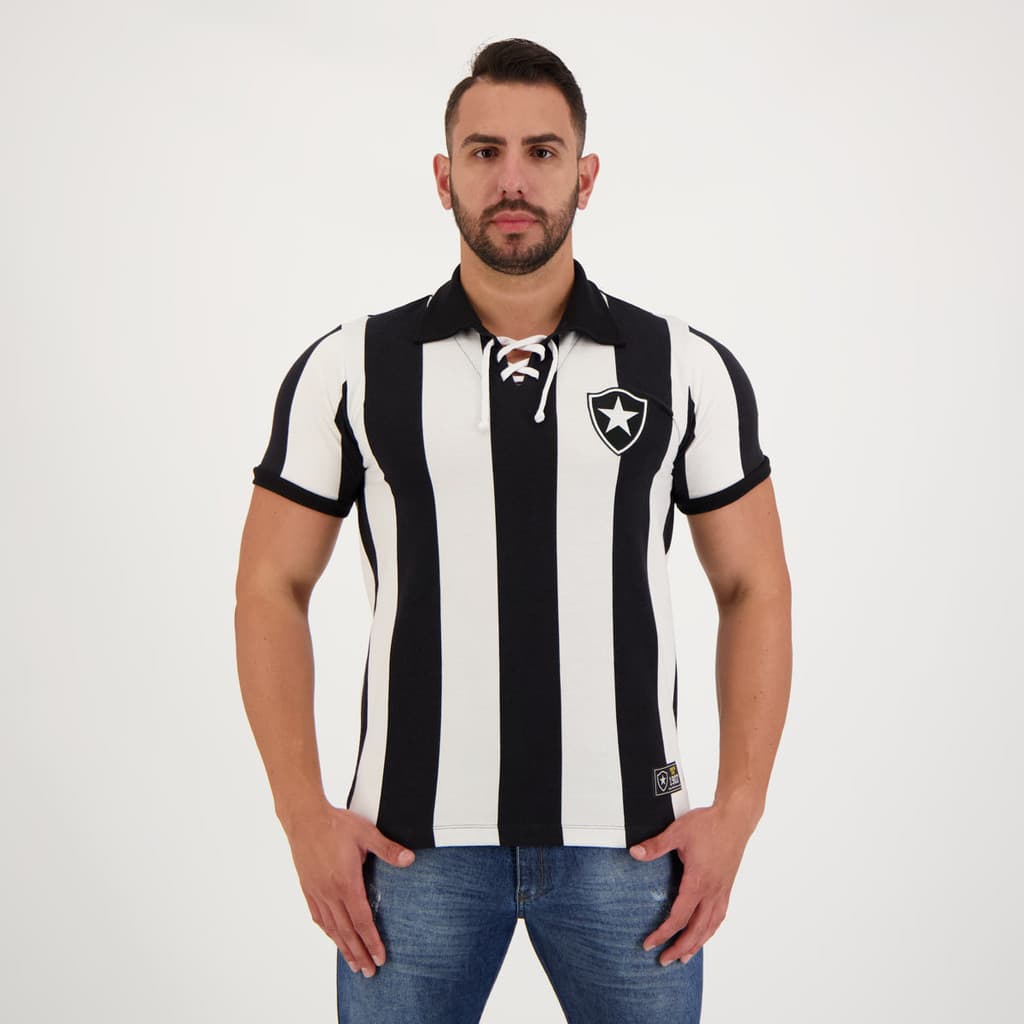 Camisa Botafogo Retrô 1907 Escudo