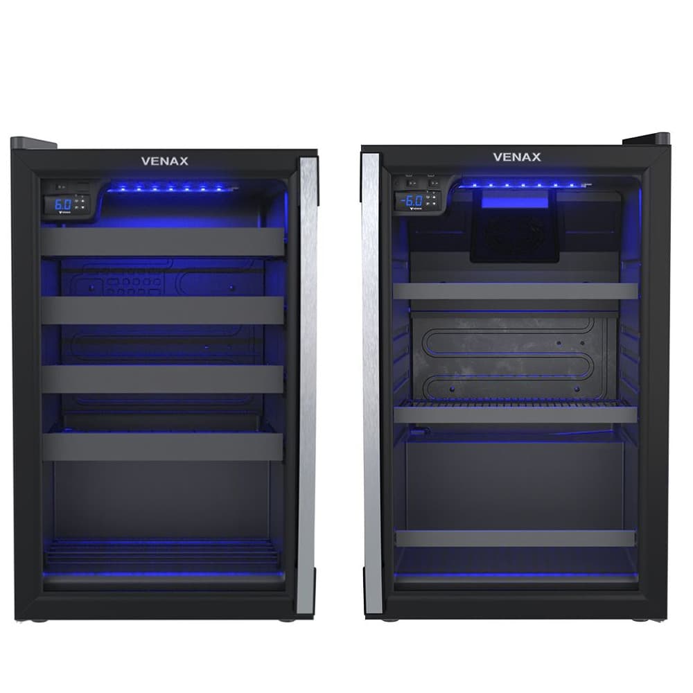 Cervejeira + Adega Venax Blue Light e Piubella 100 Preto 127v