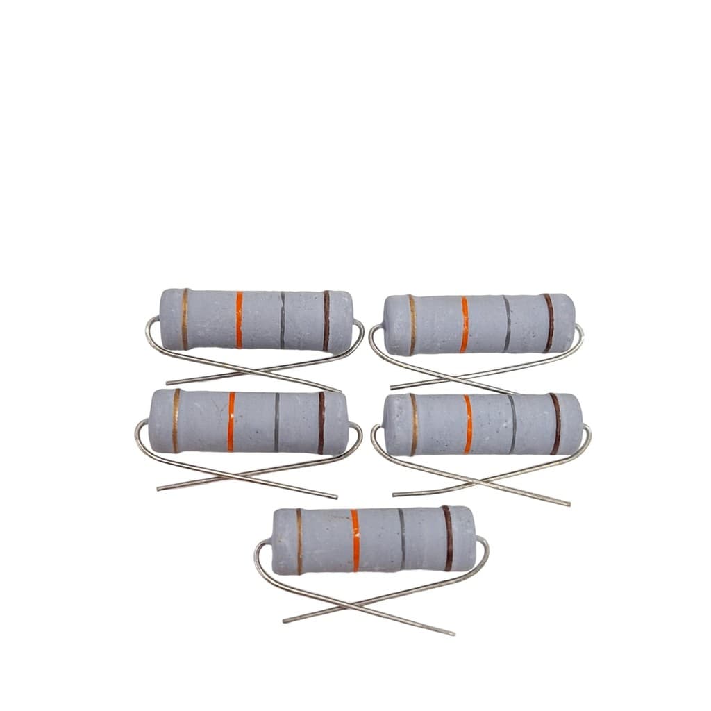 05 Resistor de Potencia 18K 5% 5W Filme de Carbono