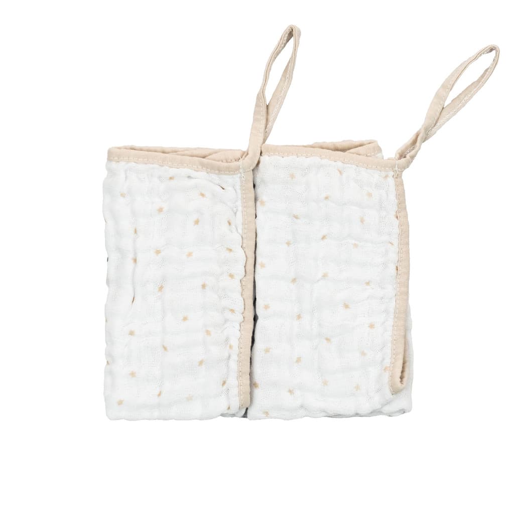 Kit 2 Pano de Boca Soft Bebê 23 cm x 33 cm Bublim Sonhos