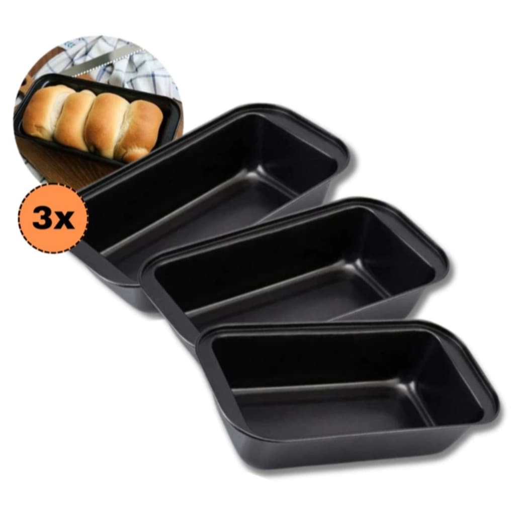 Kit Forma Assadeira De Pão Caseiro Antiaderente de Teflon Bestlu