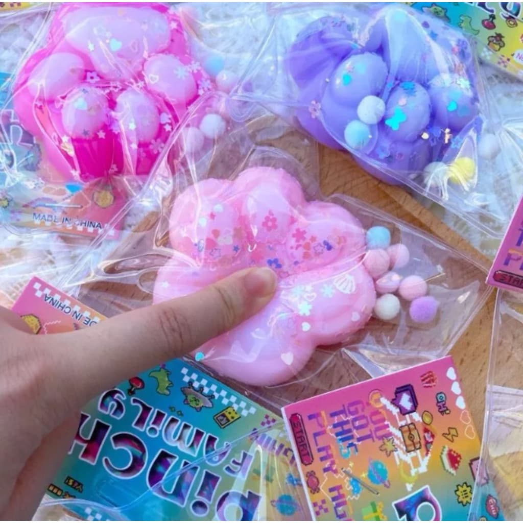 Brinquedo Squishy de Pata de Gato – Alívio do Estresse e Diversão Fofinha!