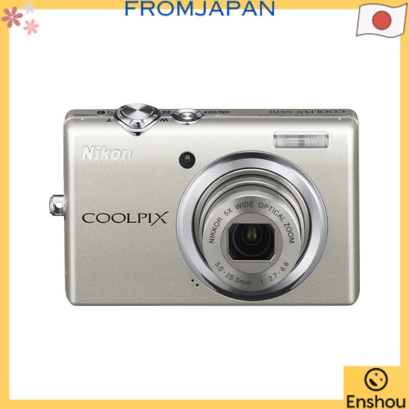 [USED]Do Japão [Usado] Câmera Digital Nikon COOLPIX S570 Prata S570SL