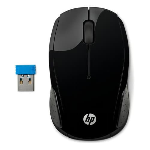 Mouse Sem Fio USB Hp 200 Preto Original e lacrado